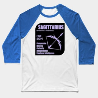 Zodiac Sagittarius Baseball T-Shirt